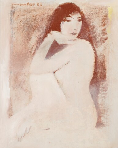 View full screen - View 1 of Lot 107. Untitled (Seated Figure).