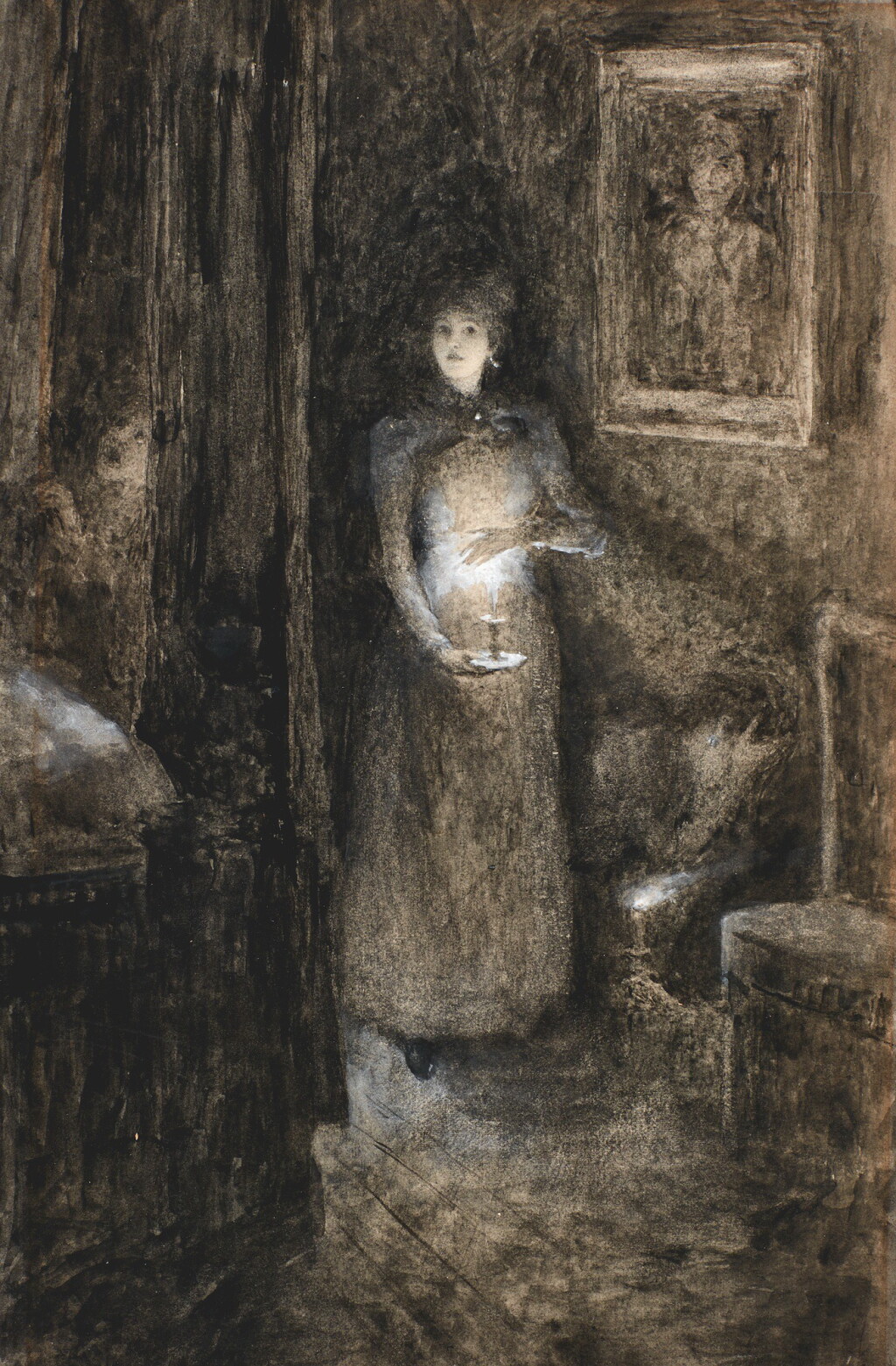 View full screen - View 1 of Lot 9. JOHN BUTLER YEATS | A HAUNTED CHAMBER .