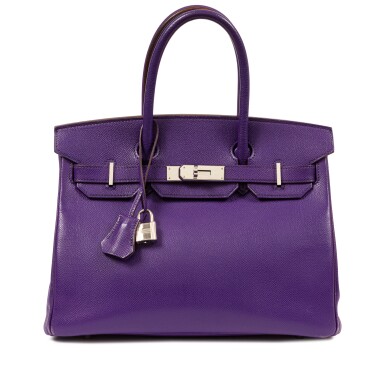 View full screen - View 1 of Lot 366. Crocus Epsom Birkin 30 Palladium Hardware, 2012.