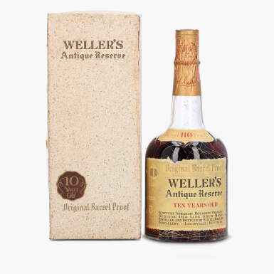 View full screen - View 1 of Lot 2564. Weller's Antique Reserve 10 Year Old 110 Proof NV (1 Bottle 4/5 Quart).
