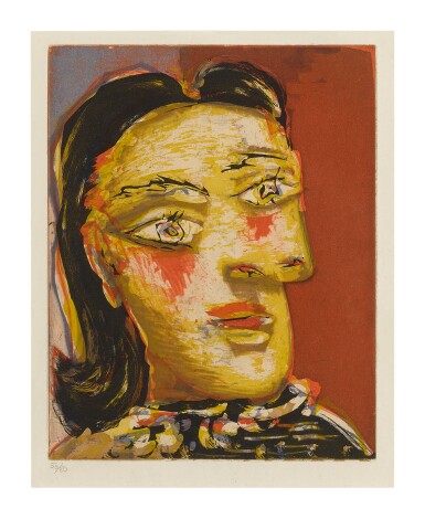 View full screen - View 1 of Lot 194. PABLO PICASSO | TÊTE DE FEMME NO 4. PORTRAIT DE DORA MAAR (B. 2021; BA. 652).