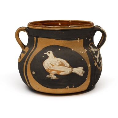 View full screen - View 1 of Lot 50. Colombe et chouette.