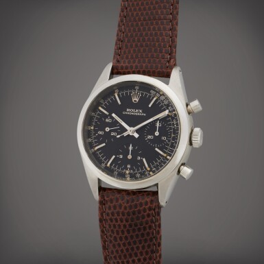 View full screen - View 1 of Lot 151. Reference 6238 ‘Pre-Daytona’ | A stainless steel chronograph wristwatch, Circa 1966.