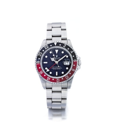 View full screen - View 1 of Lot 39. ROLEX | GMT-MASTER II REF 16710, A STAINLESS STEEL AUTOMATIC DUAL TIME WRISTWATCH WITH DATE AND BRACELET CIRCA 1993.