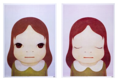 View full screen - View 1 of Lot 6. Cosmic Girls: Eyes Open; and Cosmic Girls: Eyes Closed (Two Works).