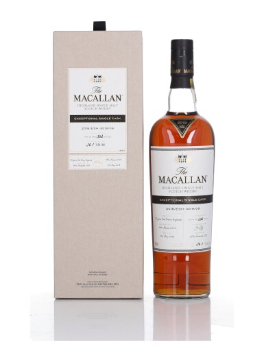 View full screen - View 1 of Lot 52. The Macallan Exceptional Single Cask 2018/ESH-3019/06 56.1 abv 2002 (1 Bottle 75cl).