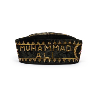 View full screen - View 1 of Lot 3. Muhammad Ali Worn Kufi | Worn Prior to The ‘Thrilla in Manila’ (1975).
