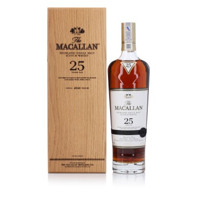 View full screen - View 1 of Lot 33. The Macallan 25 Year Old Sherry Oak 43.0 abv NV (1 Bottle 70cl).