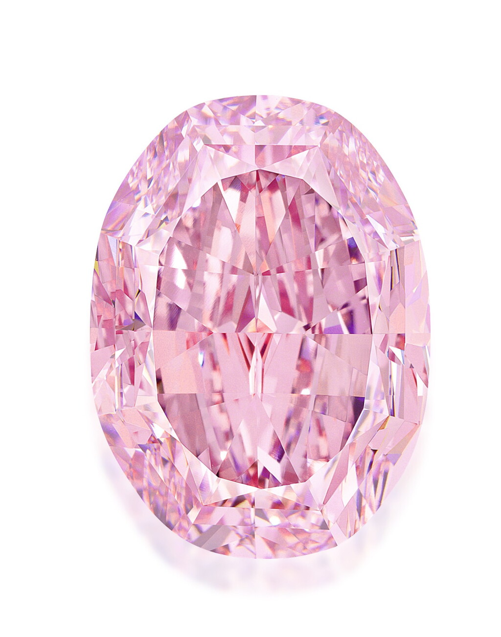 View full screen - View 1 of Lot 204. SUPERB AND MAGNIFICENT FANCY VIVID PURPLE-PINK DIAMOND.