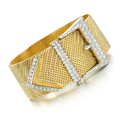 View full screen - View 1 of Lot 159. CARTIER | DIAMOND BRACELET.