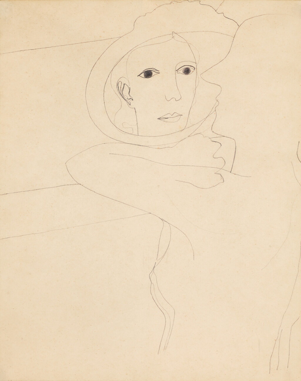 View full screen - View 1 of Lot 10. BEN NICHOLSON, O.M. | 1933 (GIRL IN A MIRROR).