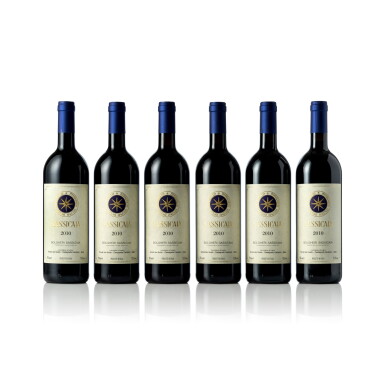 View full screen - View 1 of Lot 65. Sassicaia 2010 (6 BT).