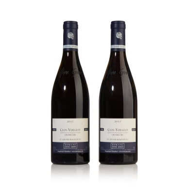 View full screen - View 1 of Lot 430. Clos Vougeot, Le Grand Maupertui 2017 Anne Gros (2 BT).