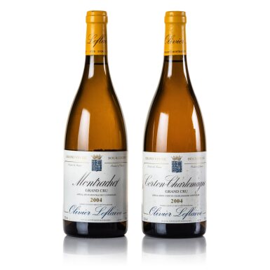 View full screen - View 1 of Lot 320. Olivier Leflaive Grand Cru Assortment 2004 (2 BT).