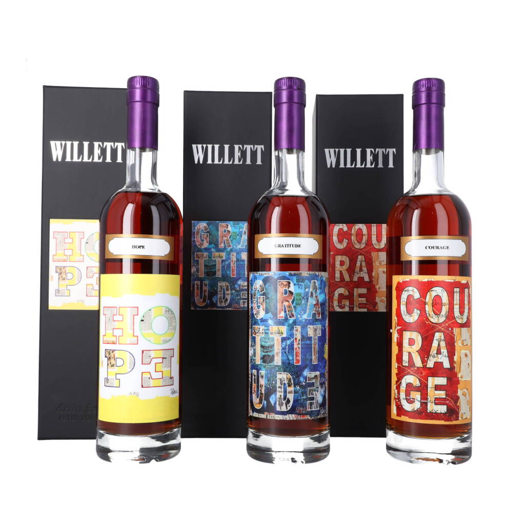 View full screen - View 1 of Lot 5422. Willett Artist Series Set NV (3 BT75).