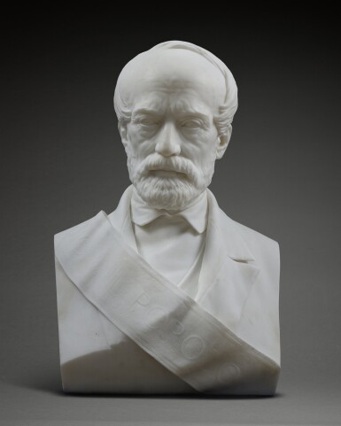 View full screen - View 1 of Lot 40. Bust of Giuseppe Mazzini (1805-1872).
