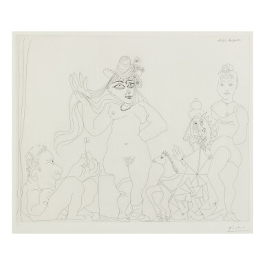 View full screen - View 1 of Lot 162. PABLO PICASSO | LE TRÈFLE À QUATRE FEUILLES (B. 1873; BA. 1878).