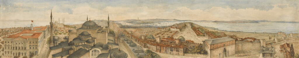 View full screen - View 1 of Lot 193. Panorama of Constantinople from a Minaret of Haghia Sofia.