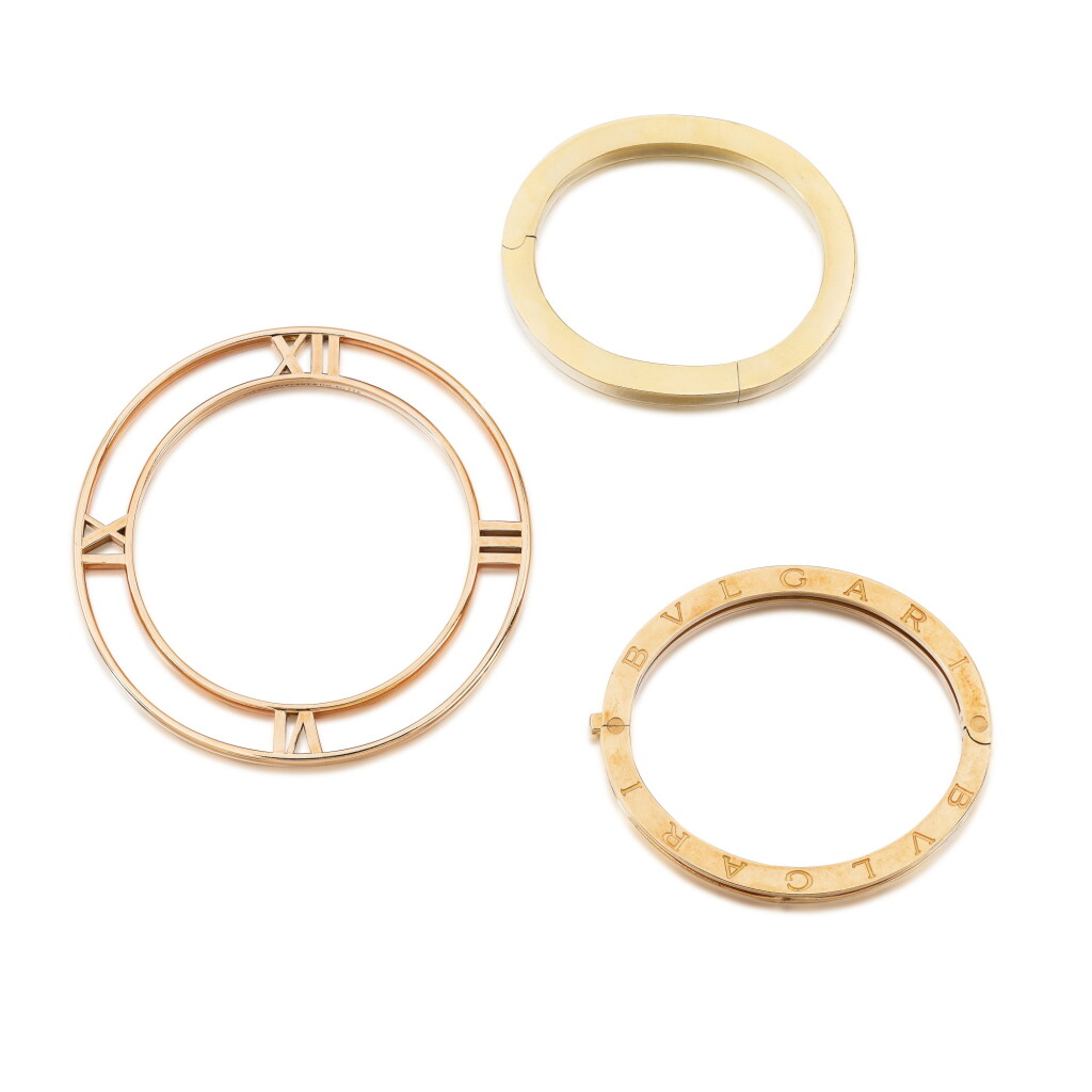 View full screen - View 1 of Lot 217. Bracelet jonc or, "B.zero1" | Gold bangle-bracelet, 'B.zero1'.