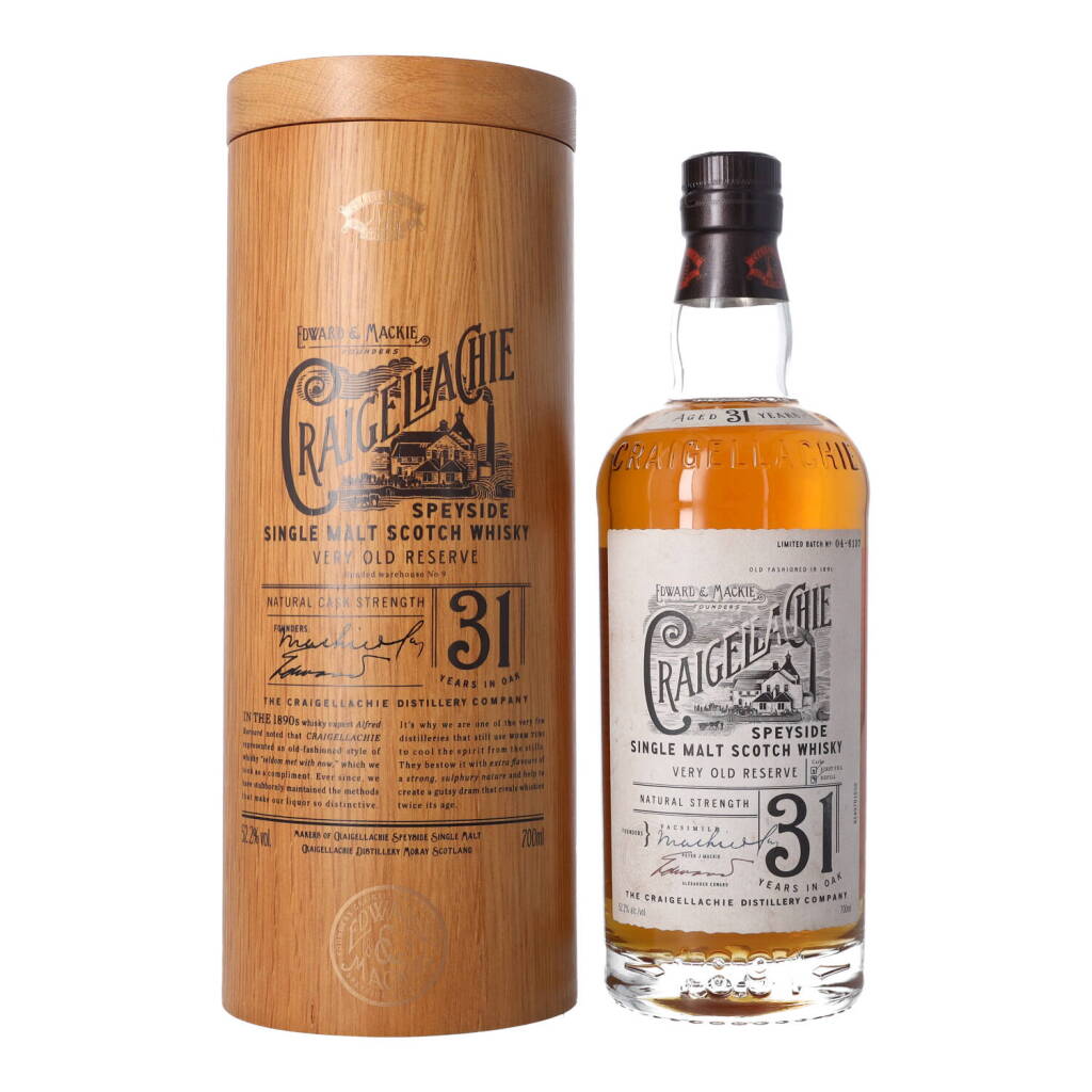 View full screen - View 1 of Lot 5138. Craigellachie 31 Year Old Very Old Reserve 52.2 abv NV (1 BT70).