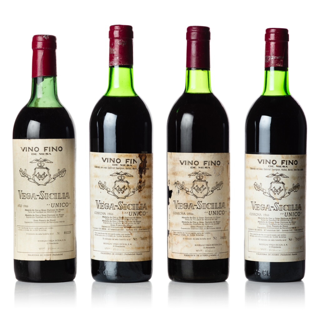 View full screen - View 1 of Lot 342. Vega Sicilia 'Unico' 1966 (4 BT).