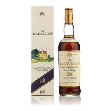 View full screen - View 1 of Lot 21. The Macallan 18 Year Old 43.0 abv 1973 (1 BT 75cl).