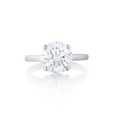 View full screen - View 1 of Lot 120. Bague diamant | Diamond ring.