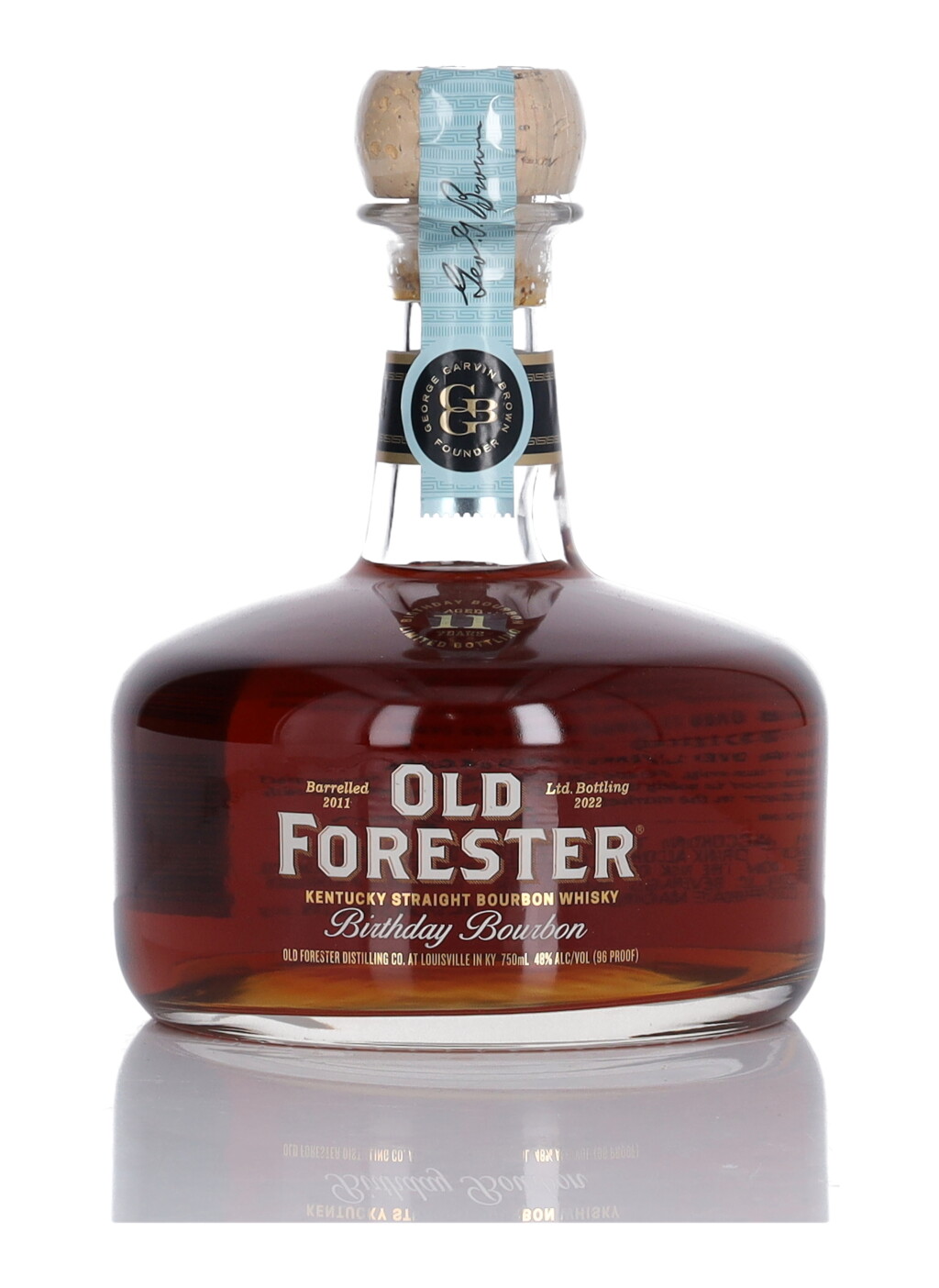 View full screen - View 1 of Lot 361. Old Forester 11 Year Old Birthday Bourbon 2022 Release 96 Proof 2011 (1 Bottle 75cl).