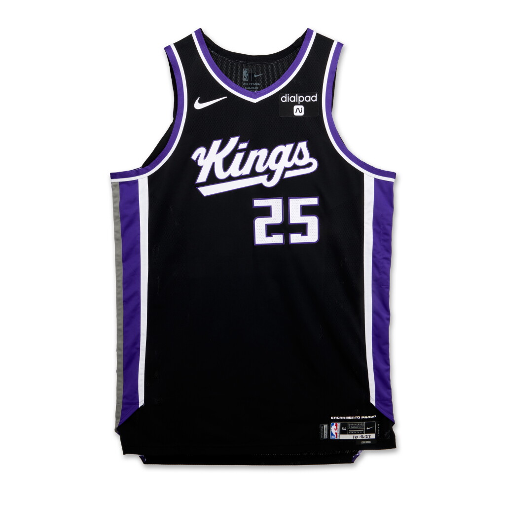 View full screen - View 1 of Lot 181. Alex Len Sacramento Kings 2023-2024 Game Worn Icon Edition Jersey.
