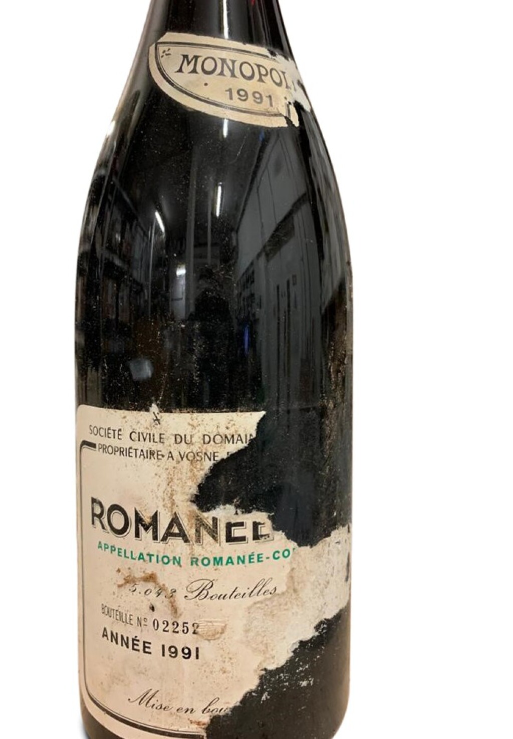 View full screen - View 1 of Lot 715. Romanée Conti 1991 Domaine de la Romanée-Conti (1 BT).