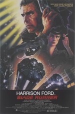BLADE RUNNER (1982) POSTER, US, SIGNED BY RIDLEY SCOTT