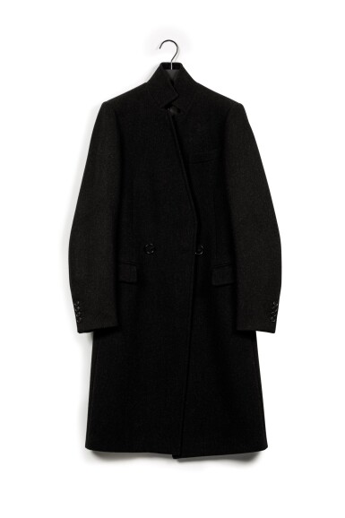 View full screen - View 1 of Lot 388. Grey Wool Felt Overcoat, Winter 2007 | Manteau gris en laine, Hiver 2007.