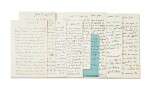 11 lettres, à Octave Mirbeau ou à Mme Mirbeau, 1898-1901. Relatives à l'affaire Dreyfus, pendant l'exil londonien de Zola.
