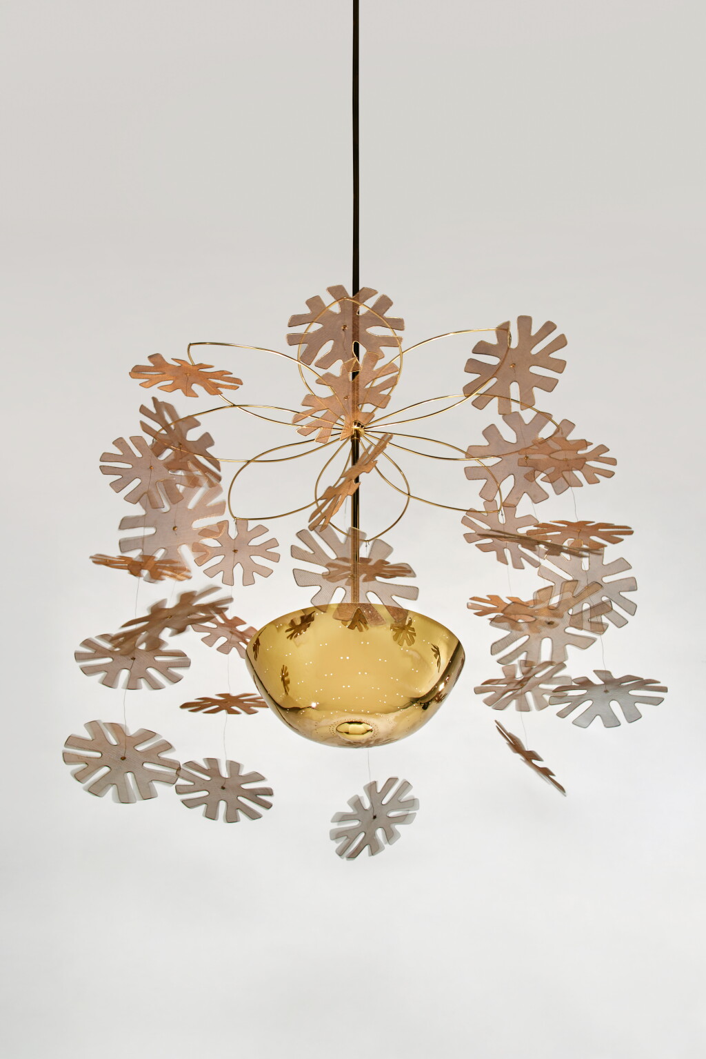 View full screen - View 1 of Lot 516. "Snowflake" Chandelier.