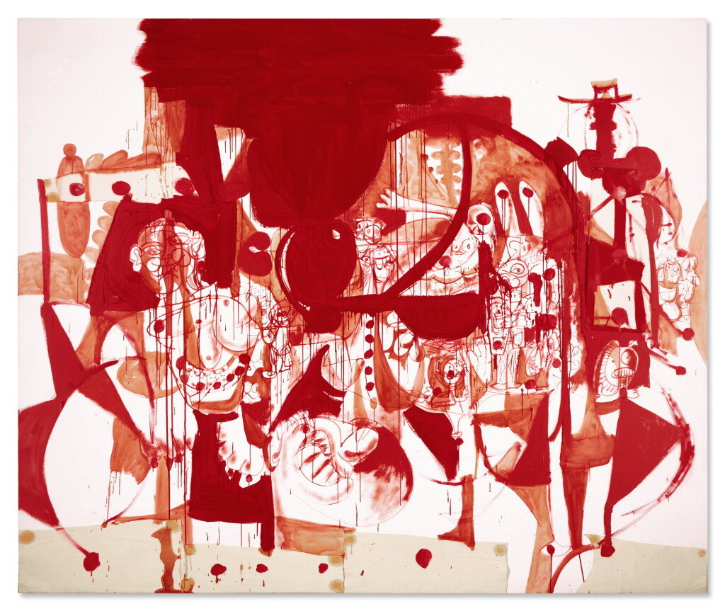 View full screen - View 1 of Lot 861. Big Red Abstraction.