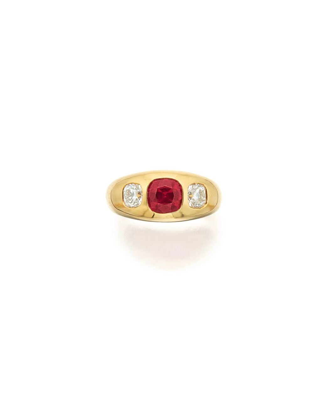 View full screen - View 1 of Lot 18. RUBY AND DIAMOND 'GYPSY' RING, TIFFANY & CO..