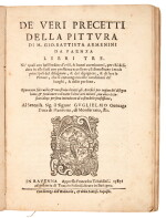 Armenini, De veri precetti della pittura, Ravenna, 1587, early boards