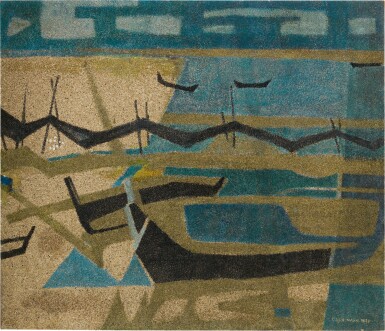 View full screen - View 1 of Lot 1057. Chen Wen Hsi 陳文希 | Drying Nets 曬網.