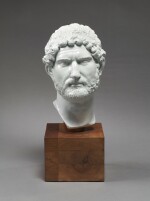 A Doccia White Porcelain Head of The Roman Emperor Hadrian, Circa 1754