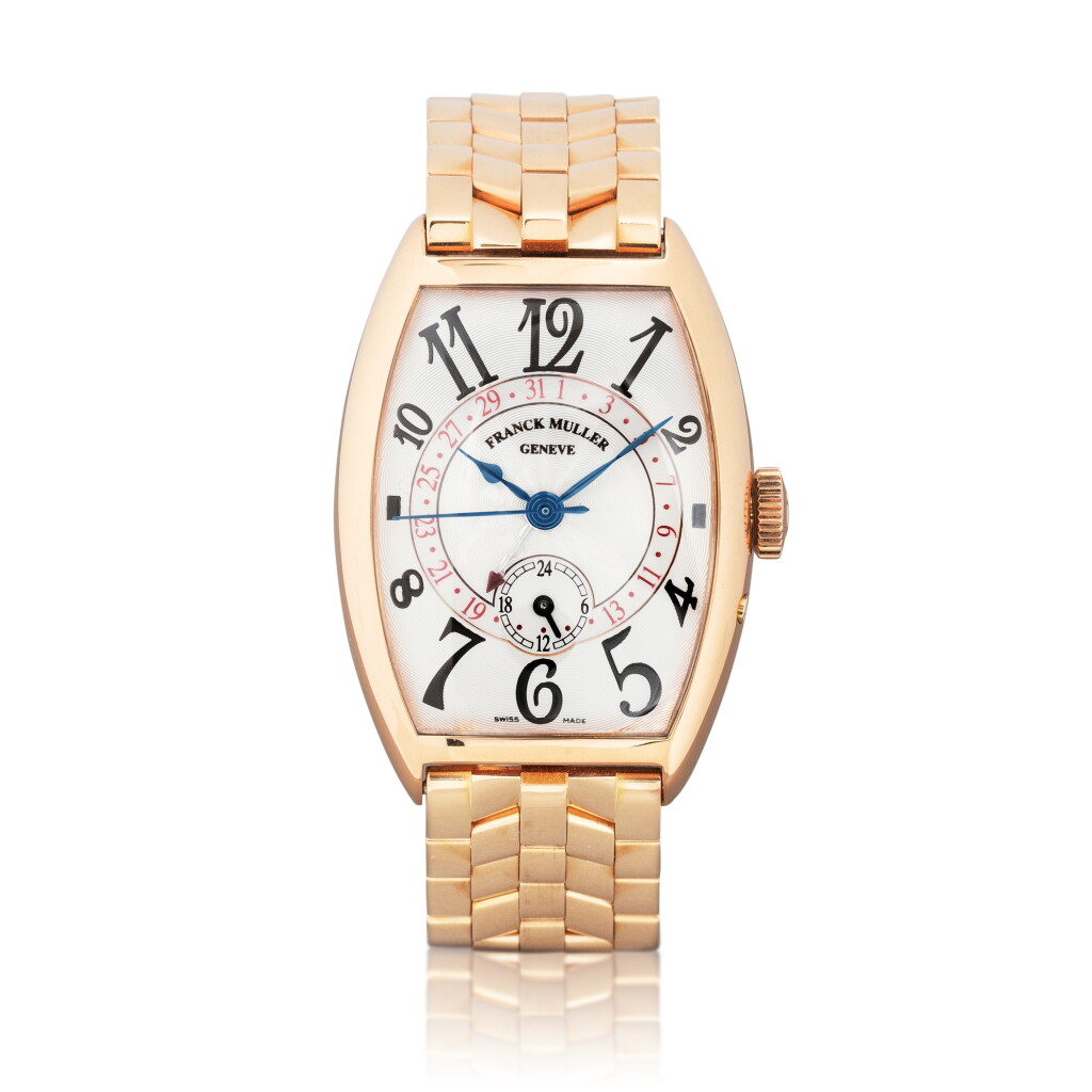 View full screen - View 1 of Lot 1058. Casablanca Master Calendar, Ref. 5850 Q 24 Montre bracelet en or rose avec date et bracelet | Pink gold wristwatch with date and bracelet Vers 2002 | Circa 2002.