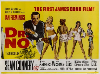 View full screen - View 1 of Lot 82. DR. NO (1962) POSTER, BRITISH .