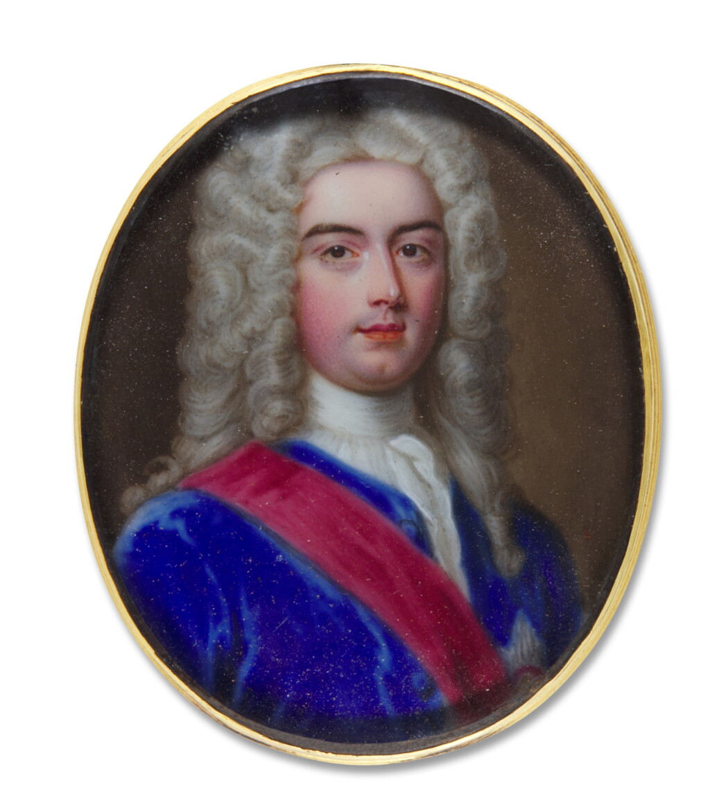 View full screen - View 1 of Lot 498. Portrait of a Knight of the Order of the Bath, circa 1725.