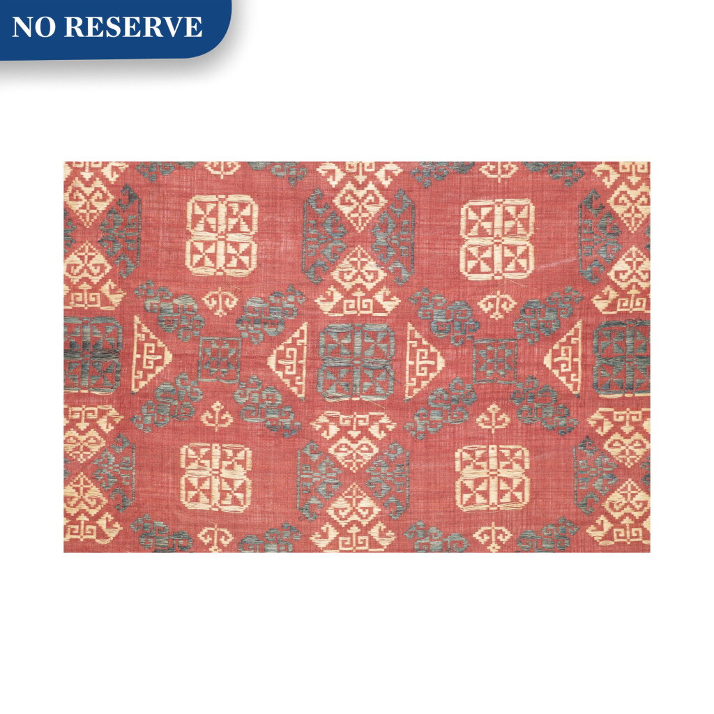View full screen - View 1 of Lot 47. Une natte et une section de rideau, Sangir, Indonésie, début du 20e siècle | One curtain section and one mat, Sangir, Indonesia, early 20th century.