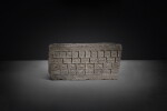 An impressed gray pottery 'tiger' tomb tile, Western Han dynasty