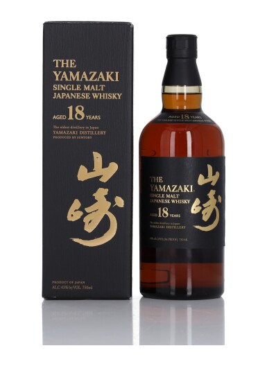 View full screen - View 1 of Lot 73. The Yamazaki 18 Year Old 43.0 abv NV (1 Bottle 75cl).