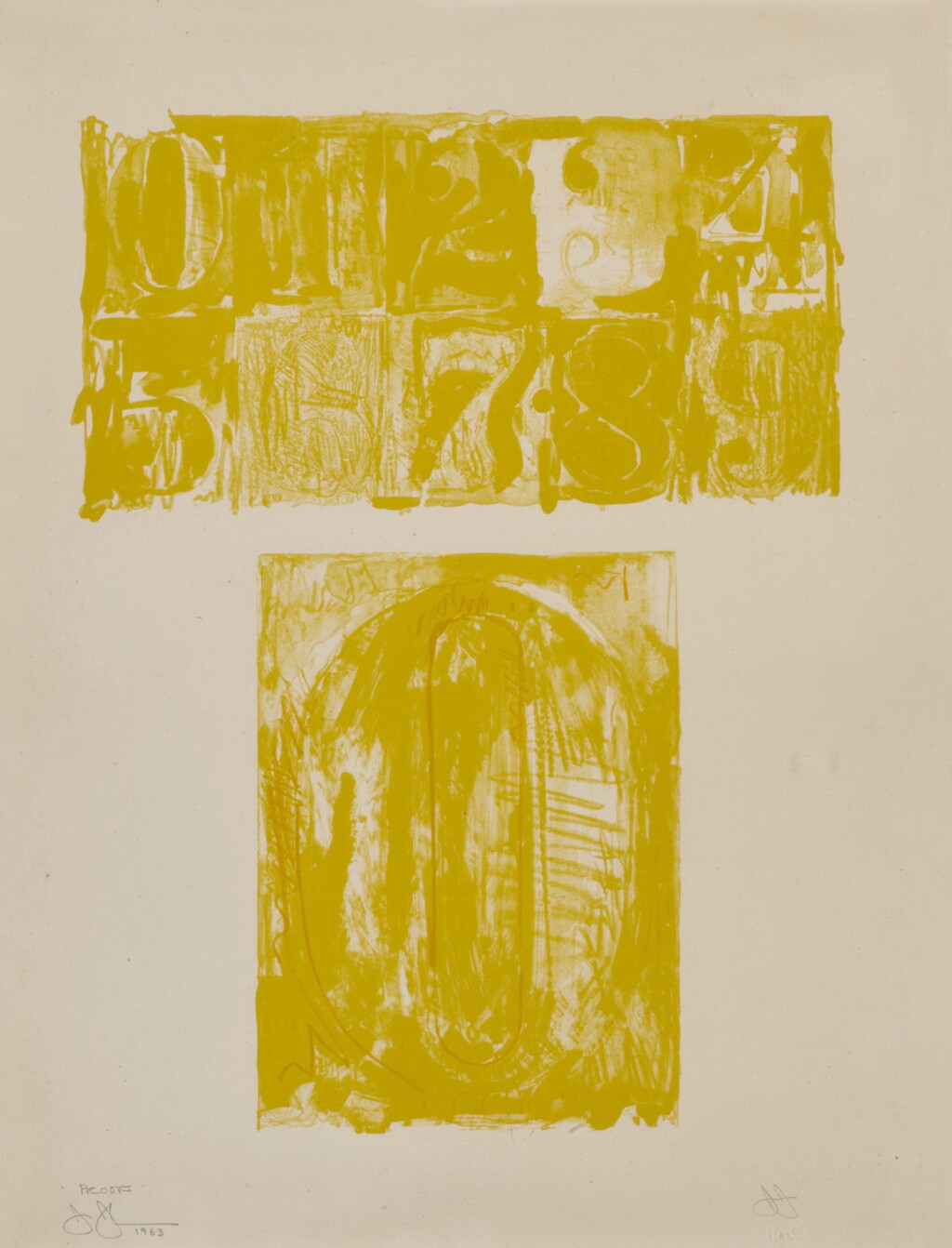 View full screen - View 1 of Lot 38. 0-9: One Plate (ULAE 19).
