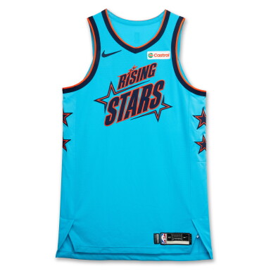 View full screen - View 1 of Lot 75. Dink Pate Game Worn ‘Rising Stars’ Jersey | Matched to Rising Star Semifinals and Championship.