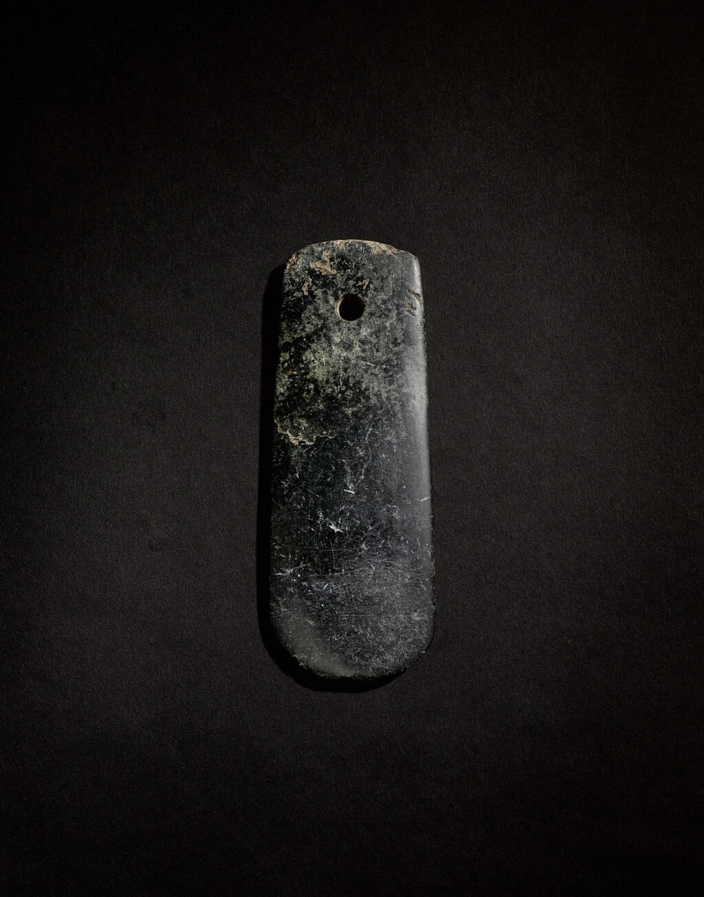 View full screen - View 1 of Lot 138. An archaic jade ceremonial axe, Neolithic period.
