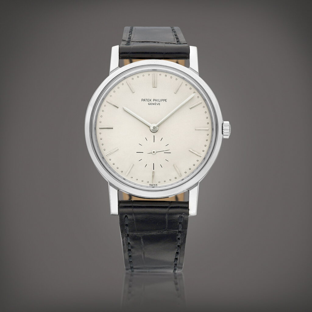 View full screen - View 1 of Lot 2273. Reference 3466 | A stainless steel wristwatch, Made in 1968 | 百達翡麗 | 型號3466 | 精鋼腕錶,1968年製.