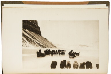 View full screen - View 1 of Lot 167. WHITNEY, HARRY | Hunting with the Eskimos: the unique record of a sportsman's year among the northernmost tribe—the big game hunt, the native life, and the battle for existence through the long Arctic night. New York: De Vinne Press for the Century Co., 1910.